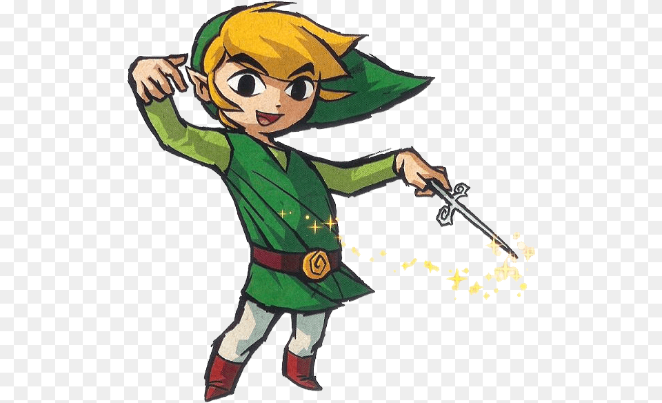 Wind Waker Link Zelda Wind Waker, Person, Book, Comics, Publication Free Transparent Png