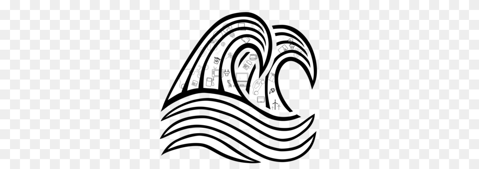 Wind Wave Sea Ocean Drawing Computer Icons, Logo, Astronomy, Moon, Nature Png