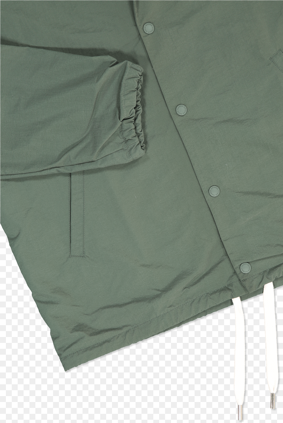 Windbreaker Dark Green Pocket, Clothing, Coat, Jacket, Long Sleeve Free Png Download