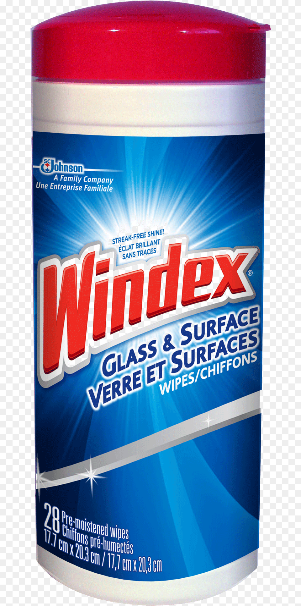 Windex Glass And Surface Wipes Windex Wipes, Tape, Can, Tin Free Transparent Png