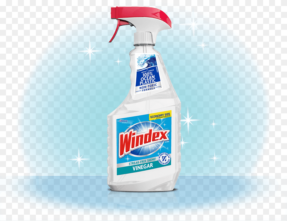 Windex Vinegar Glass Cleaner Front, Cleaning, Person, Bottle Png Image