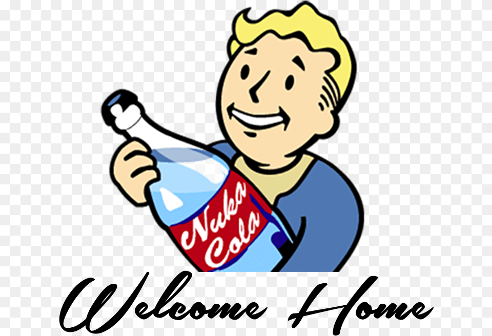 Winding Path Clipart Vault Boy Nuka Cola, Baby, Person, Bottle, Face Png Image