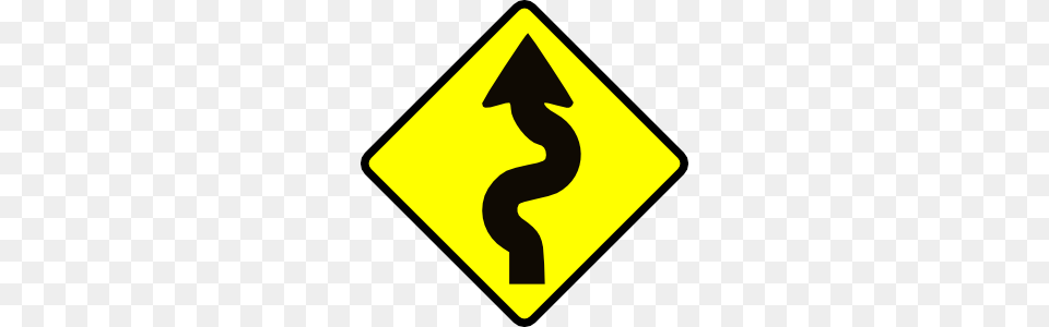 Winding Road Clip Art, Sign, Symbol, Road Sign Png