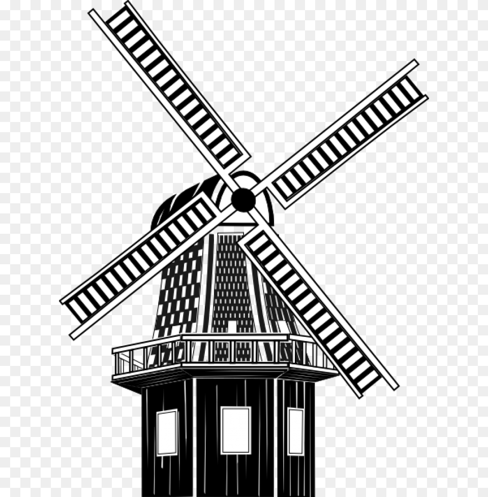 Windmill Animal Farm Clipart Download Animal Farm Windmill Clipart, Engine, Machine, Motor, Outdoors Png