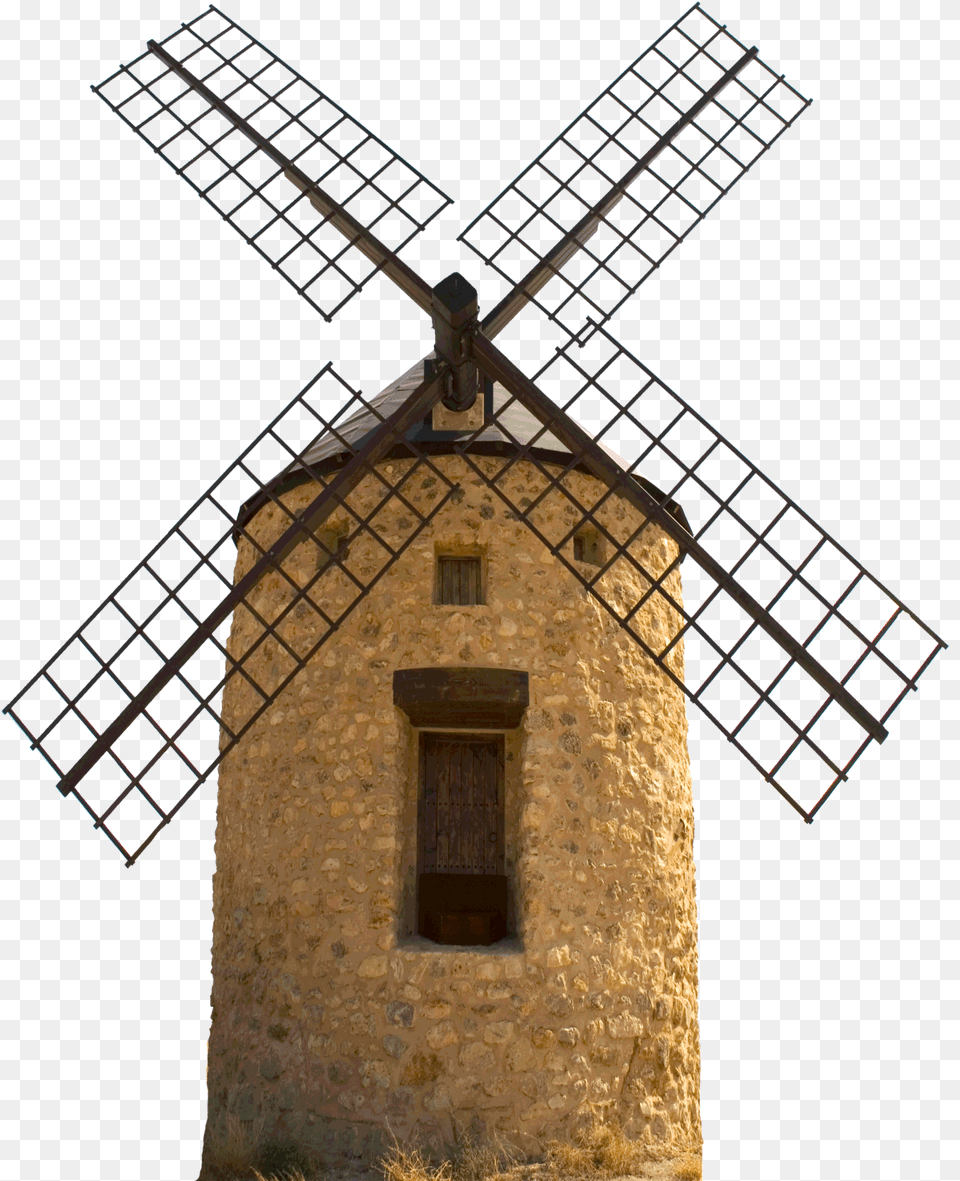 Windmill By Evelivesey Windmills Of Campo De Criptana, Outdoors, Engine, Machine, Motor Free Png