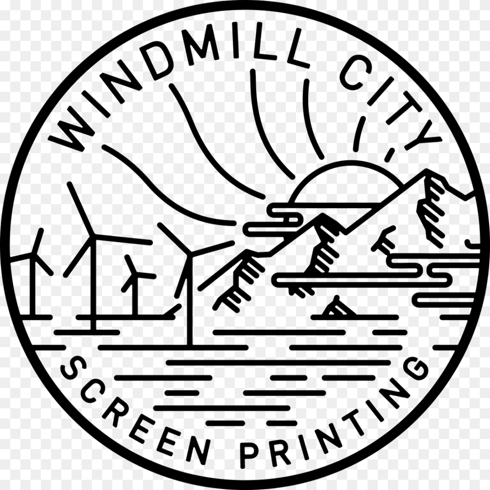 Windmill City Screen Printing Montebello Unified School District Logo, Gray Free Png
