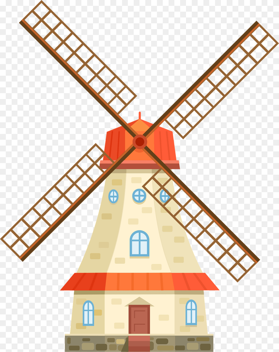 Windmill Clipart, Engine, Machine, Motor, Outdoors Free Png