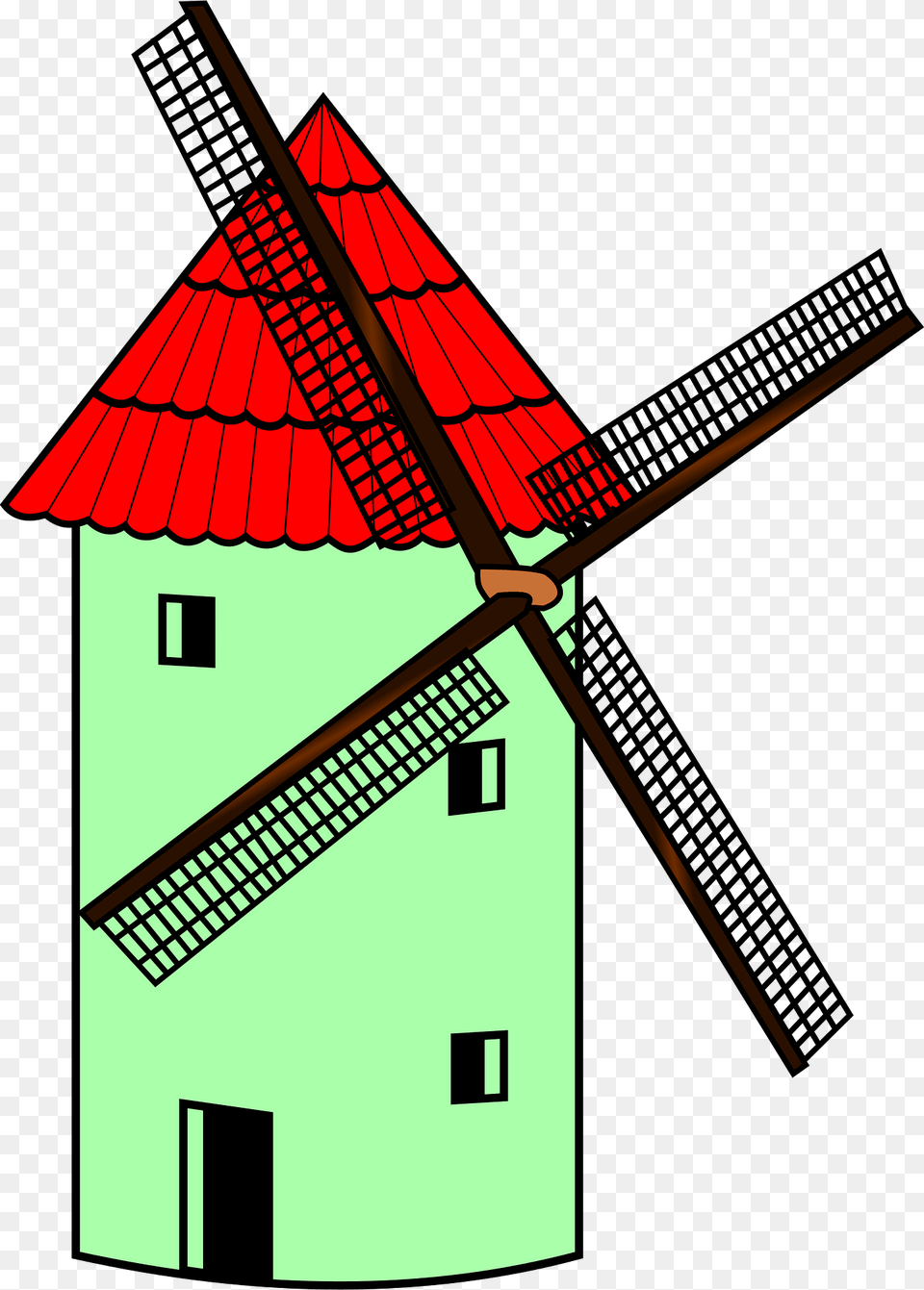 Windmill Clipart, Outdoors, Engine, Machine, Motor Free Transparent Png