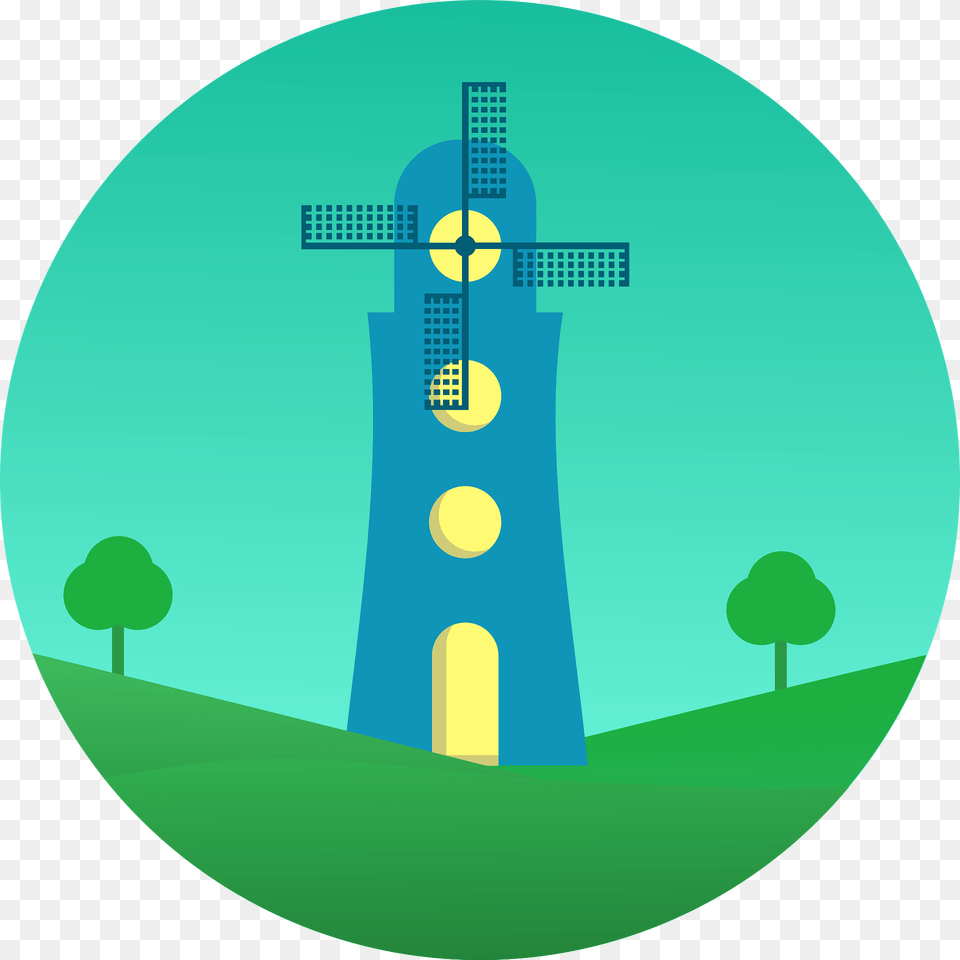 Windmill Clipart, Cross, Symbol, Disk Free Png