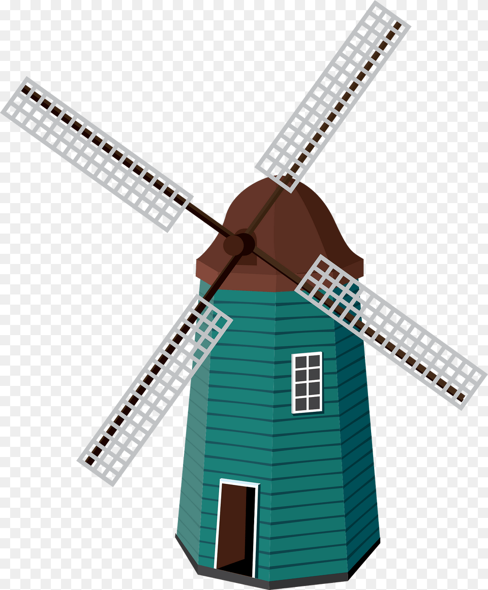 Windmill Clipart, Outdoors, Machine, Motor, Engine Free Transparent Png