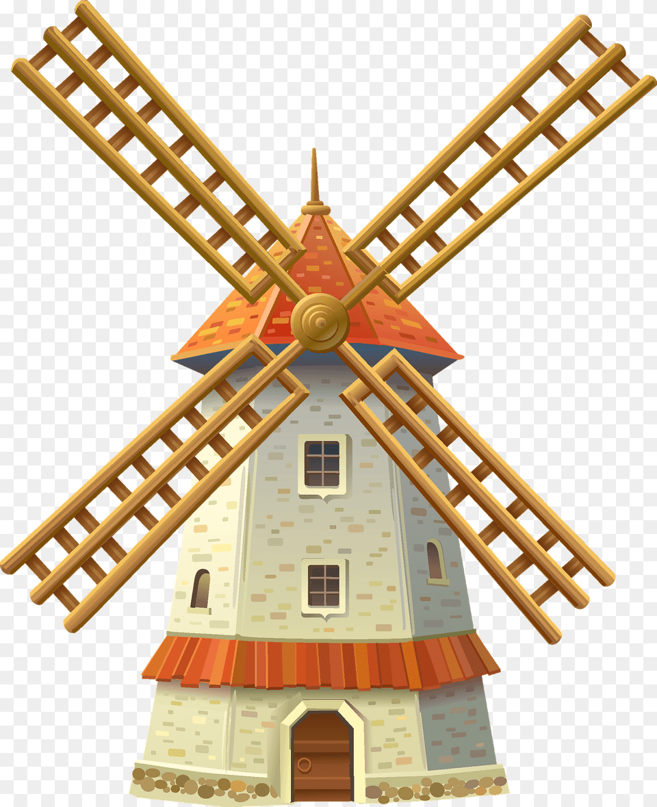 Windmill Clipart, Engine, Machine, Motor, Outdoors Png Image