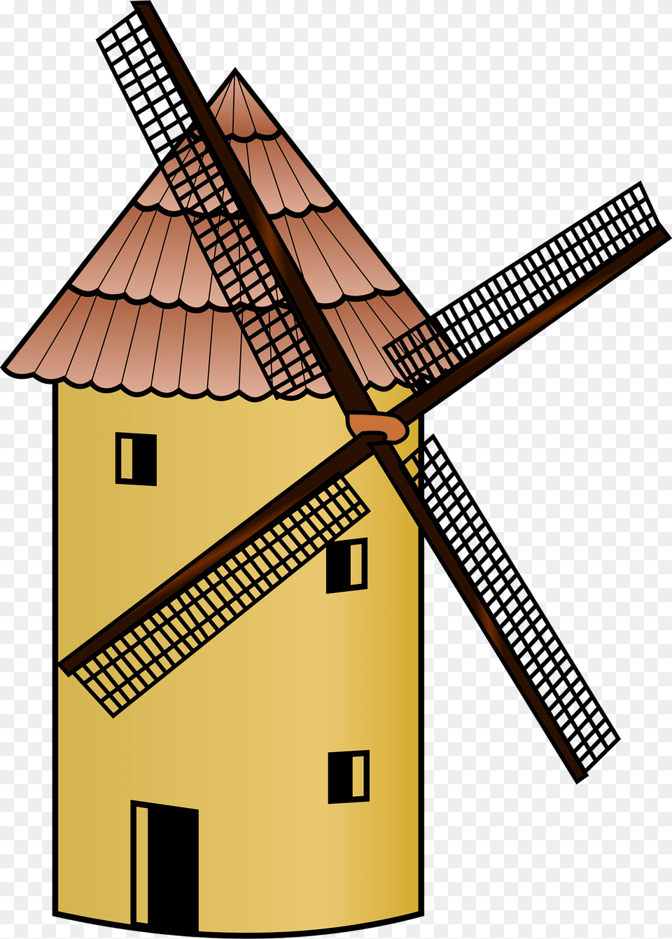 Windmill Clipart, Outdoors, Engine, Machine, Motor Free Png