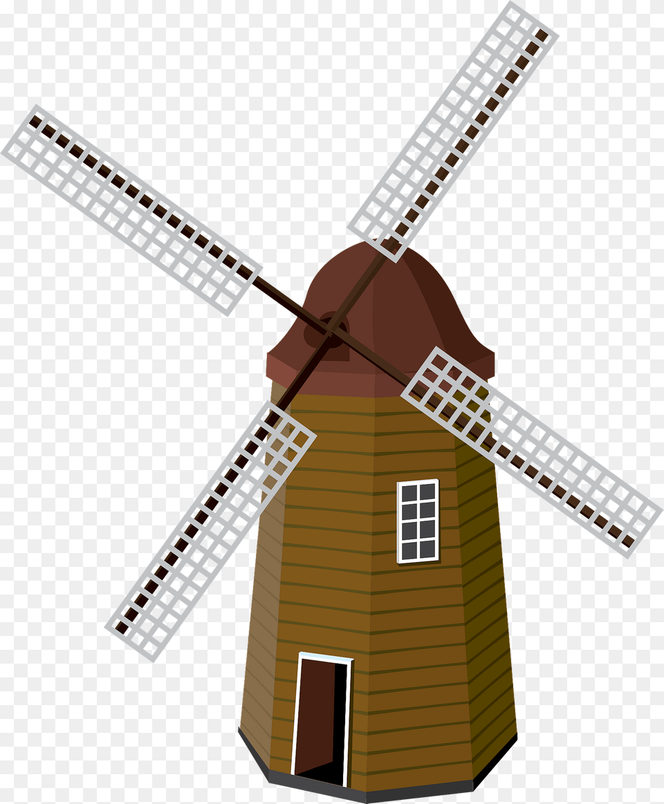 Windmill Clipart, Outdoors, Engine, Machine, Motor Free Png Download
