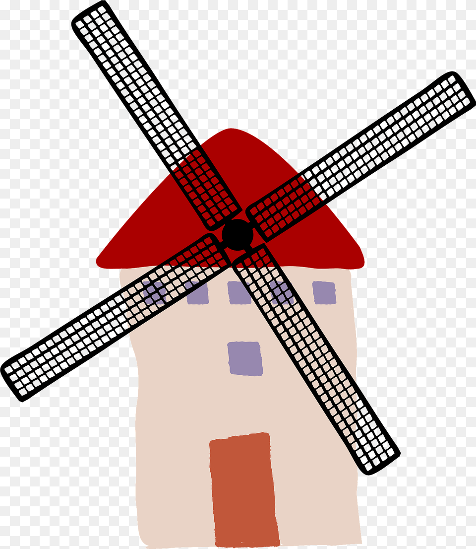 Windmill Clipart, Engine, Machine, Motor, Outdoors Png Image