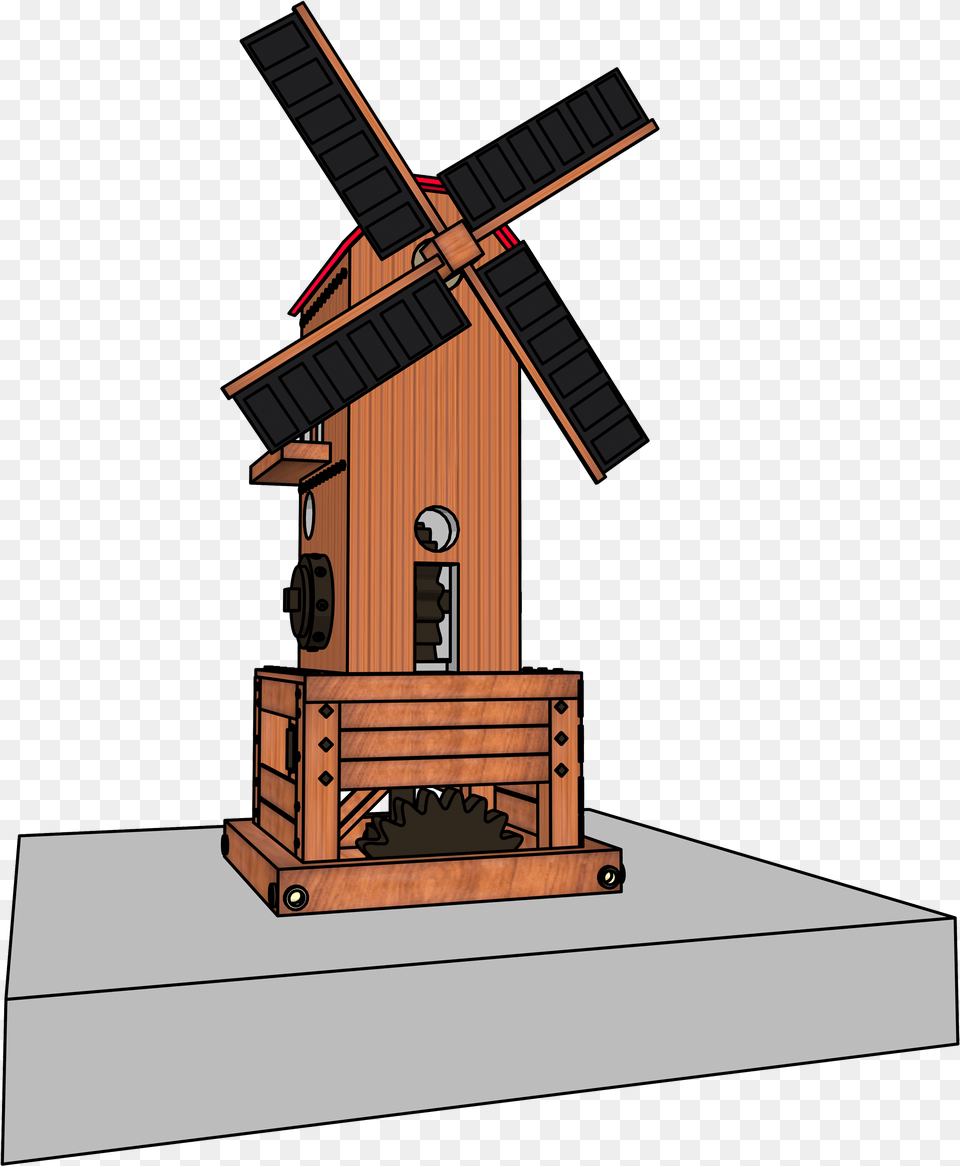 Windmill Clipart Windmill, Outdoors, Engine, Machine, Motor Free Png