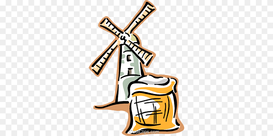 Windmill Royalty Vector Clip Art Illustration, Outdoors, Person Png