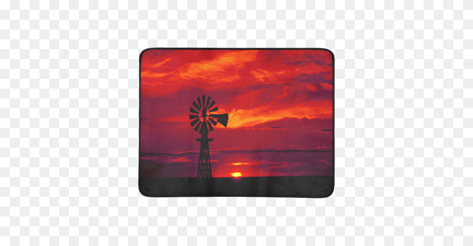 Windmill Sunset Beach Mat Id, Outdoors, Machine, Wheel, Engine Free Png