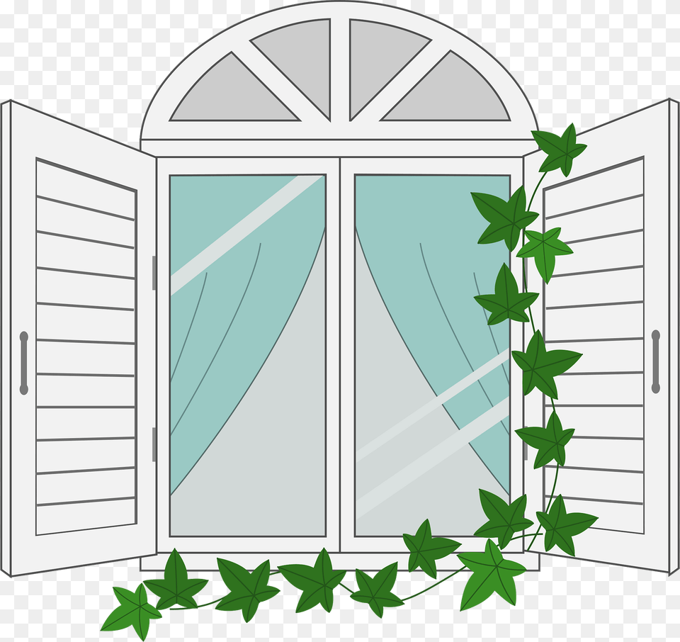Window Clipart, Leaf, Plant, Door Free Png Download