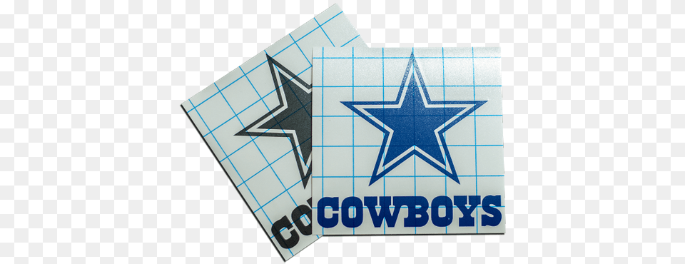 Window Decal Vinyl Car Sticker Dallas Cowboys Logo, Symbol, Star Symbol, Scoreboard Free Png Download