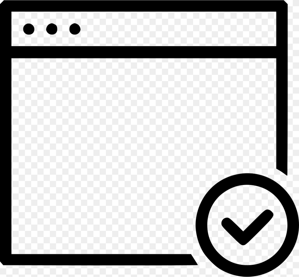 Window Done Checkmark Icon Download, Device, Appliance, Electrical Device Free Png
