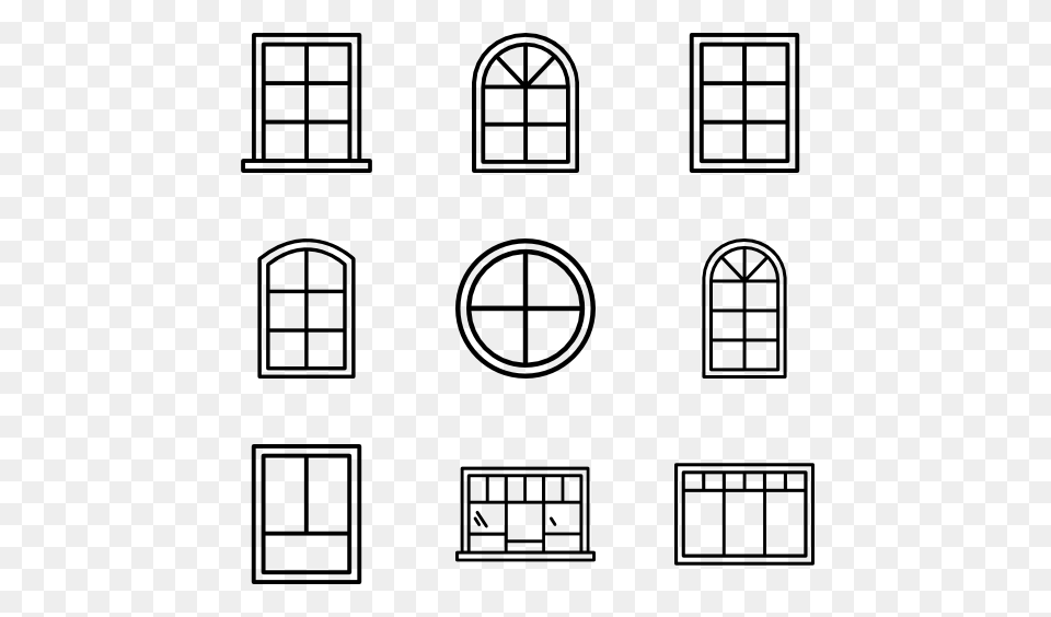 Window Icon Packs, Gray Free Png Download