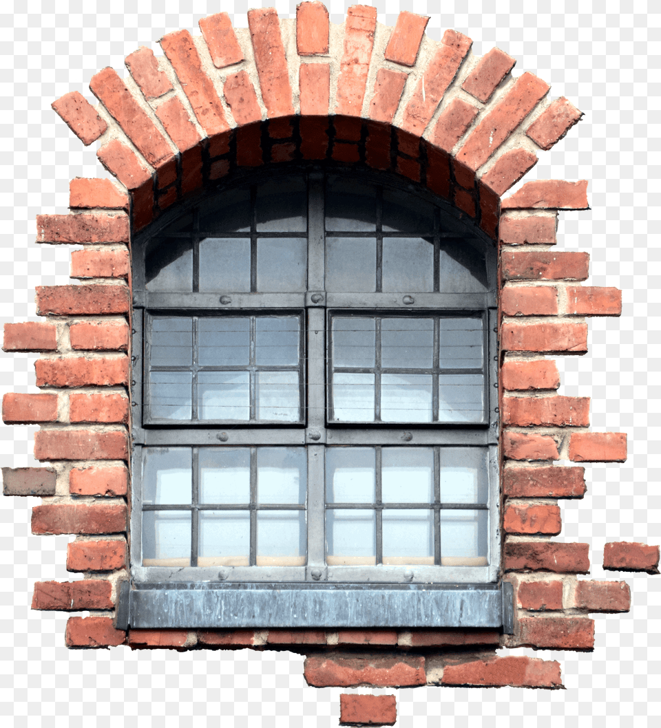 Window Isolated, Brick, Arch, Architecture Free Png