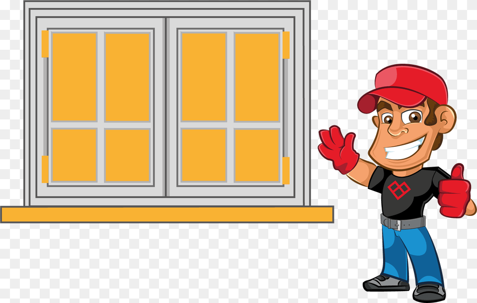 Window Magic Cartoon Cartoon, Baby, Person, Door, Face Free Png