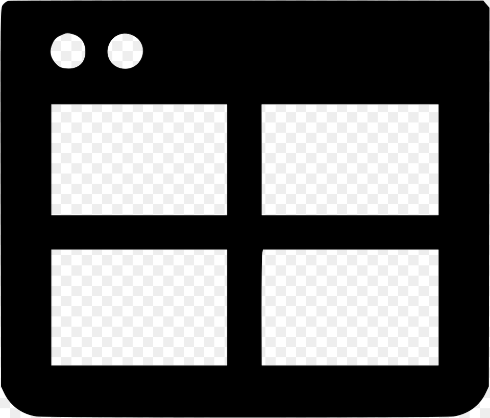 Window Split Grid Four Svg Table Icon, Cross, Symbol, Text Free Png Download