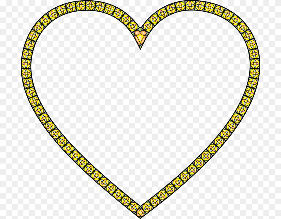 Window Stained Glass Picture Frames, Heart, Accessories, Art Free Png