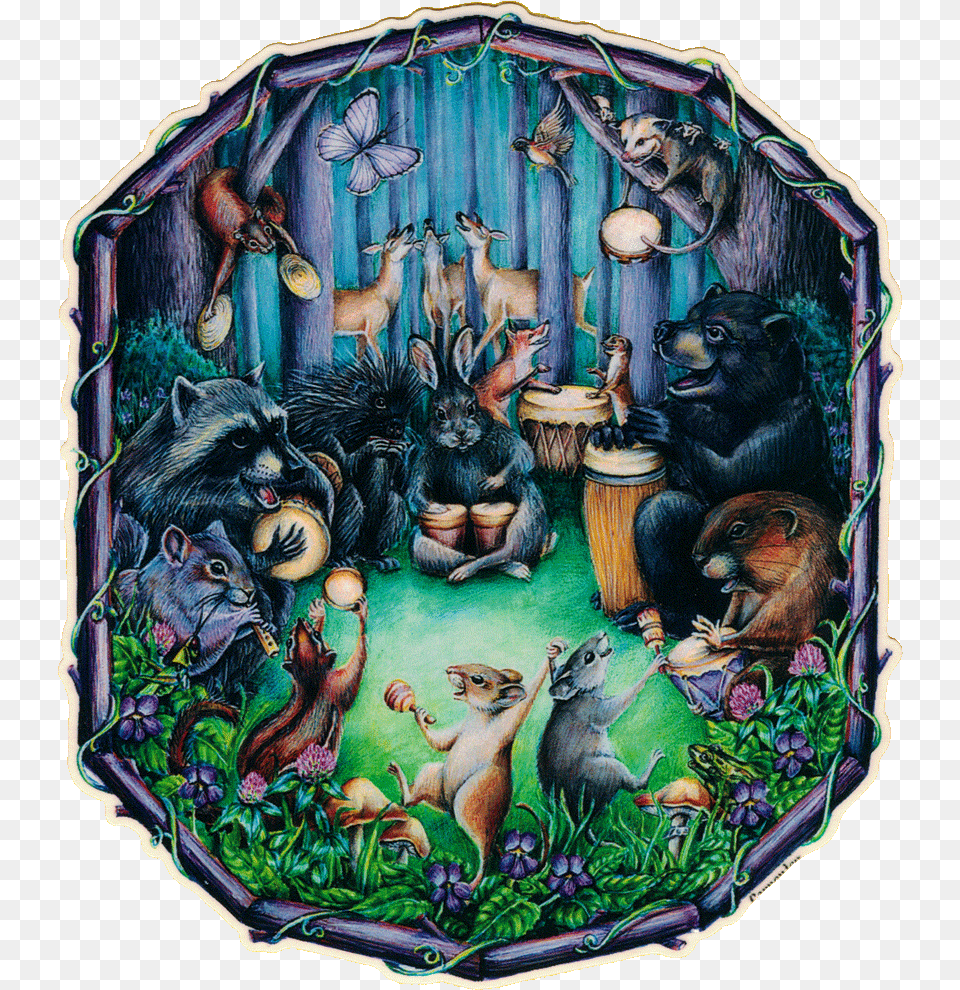 Window Sticker Decal Illustration, Animal, Wildlife, Bear, Mammal Free Transparent Png