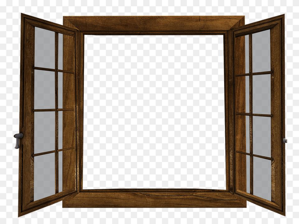 Window Twin Double Hung Two Sides Open, Door, Bay Window, Gate Png