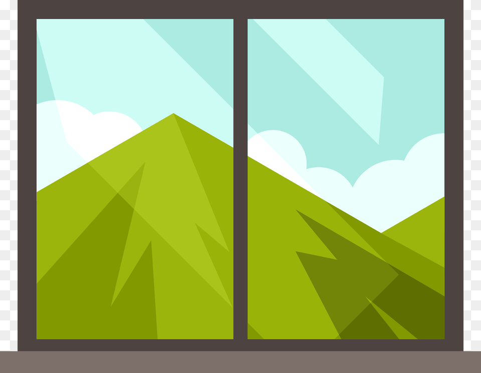 Window View Clipart, Nature, Outdoors, Art, Slope Free Png Download