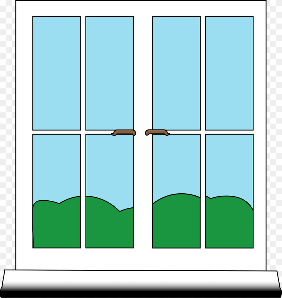 Window With Sill Clipart, Door, Architecture, Building, Housing Png Image