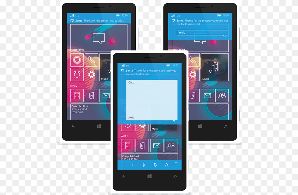 Windows 10 Mobile Layout, Electronics, Tablet Computer, Computer, Phone Free Png Download