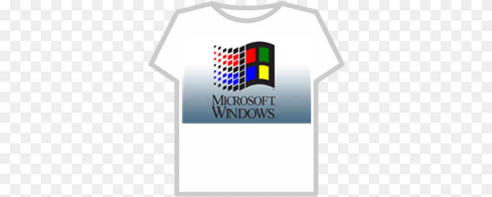 Windows 31 Roblox Original Microsoft Windows Logo, Clothing, Shirt, T-shirt Free Png Download