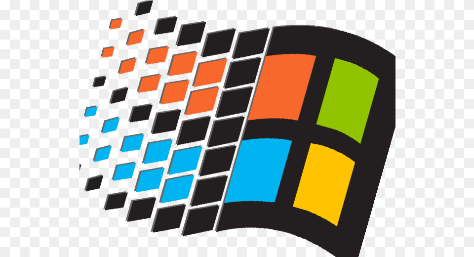 Windows 3x Logo But In 95 98 2000 Me Remi Windows 95 Logo, Computer, Computer Hardware, Computer Keyboard, Electronics Free Png Download