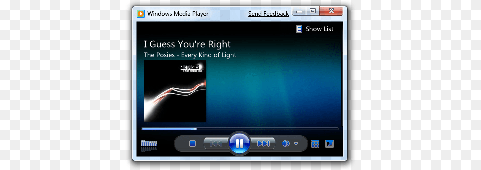 Windows 7 Lightweight Windows Media Player Posies Every Kind Of Light, Computer Hardware, Electronics, Hardware, Monitor Free Png Download