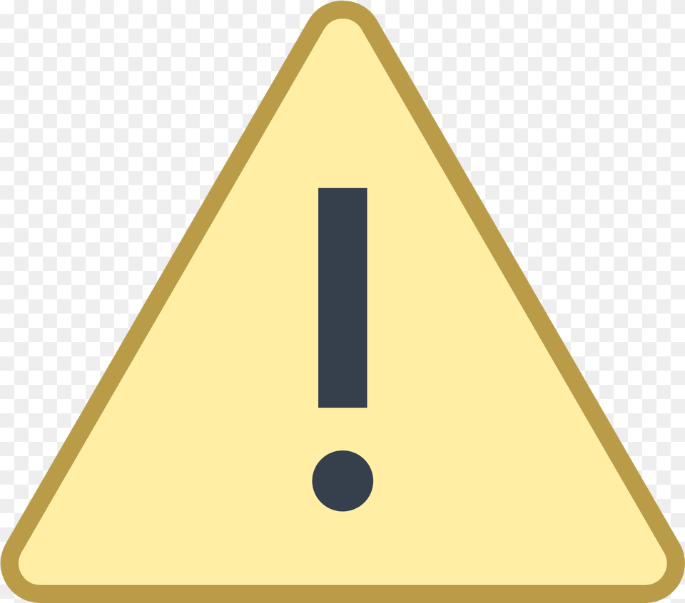 Windows 8 Error Icon Sign, Symbol, Triangle, Road Sign Png Image