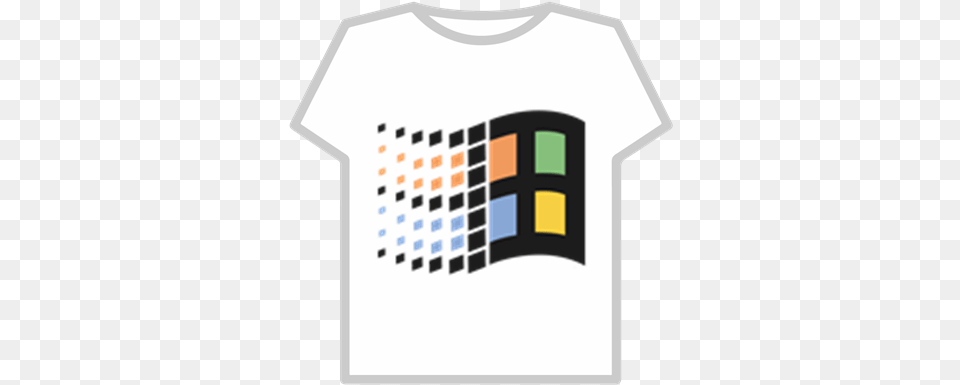 Windows 95 Logo Roblox Windows 95 Logo, Clothing, T-shirt, Shirt Png Image