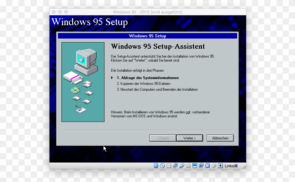 Windows 95 Setup Windows 95 Install Wizard, File, Computer Hardware, Electronics, Hardware Free Png