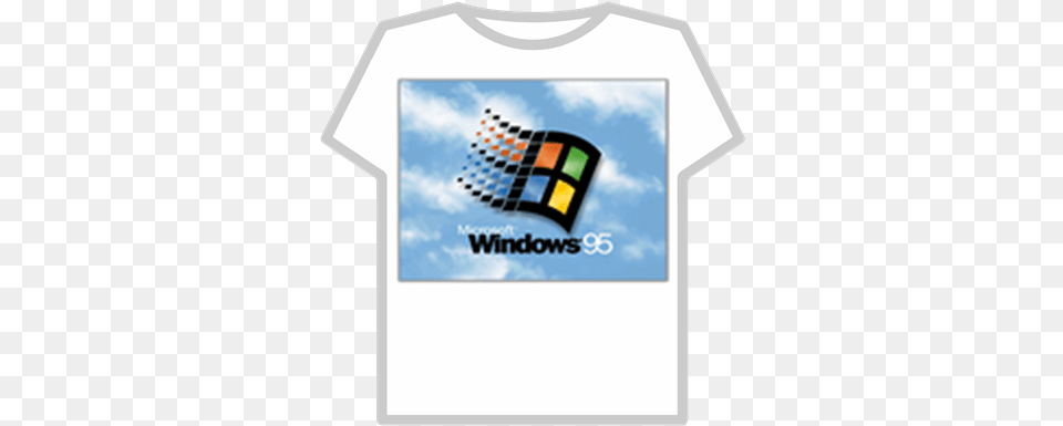 Windows 95 T Shirt Roblox Disney Channel Original 2002, Clothing, T-shirt Png