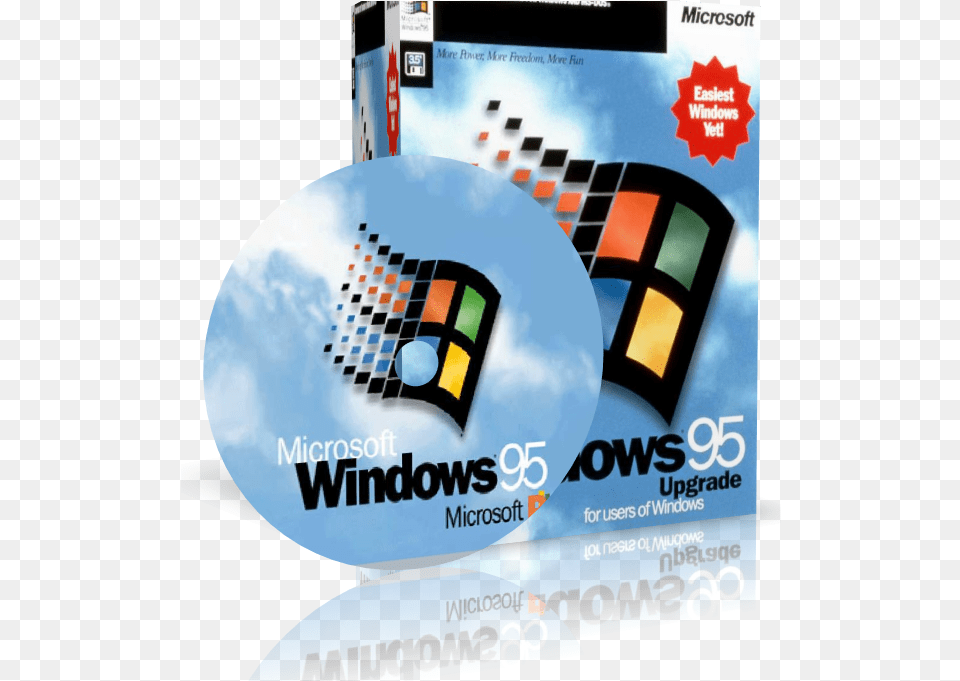 Windows 95 Windows 95, Advertisement, Poster, Disk, Dvd Png Image