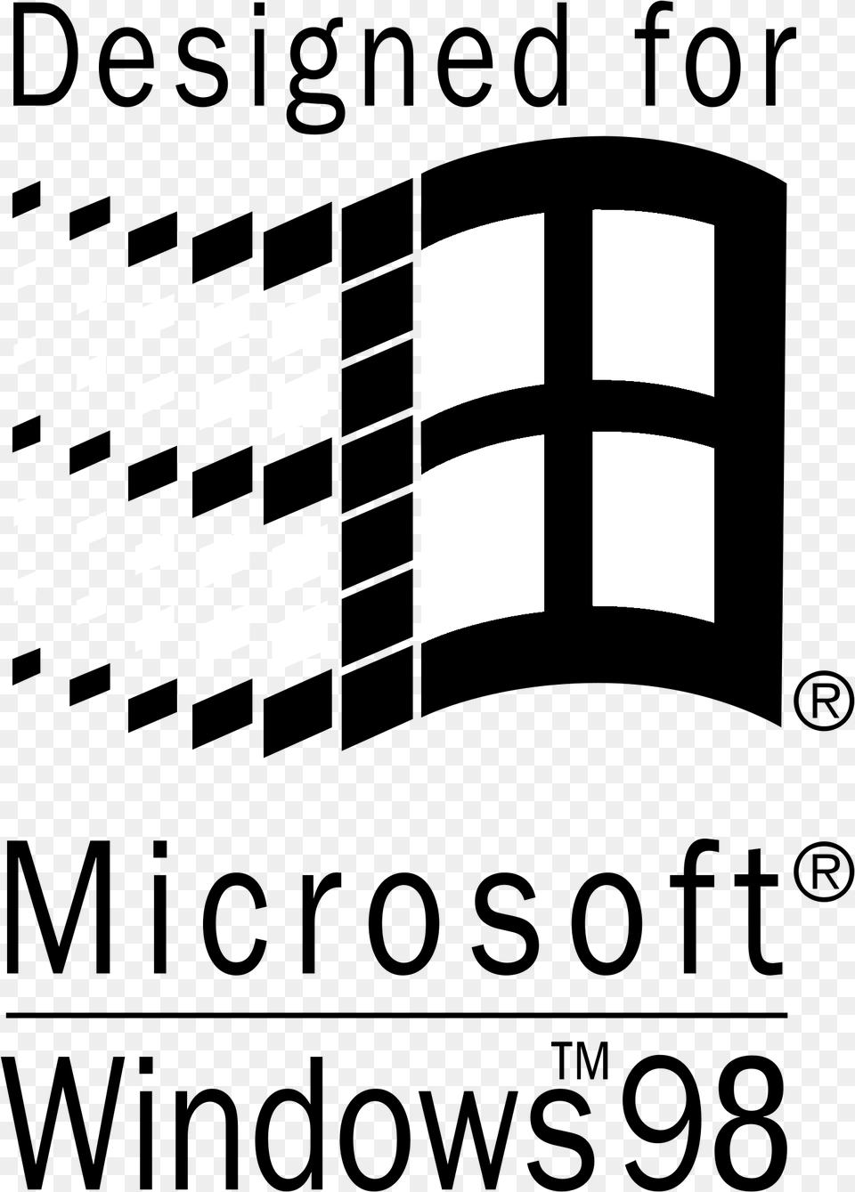 Windows 98 Logo, Stencil, City, Lighting Free Png Download