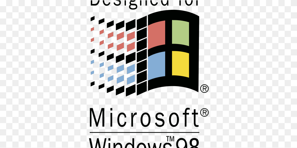 Windows 98 Logo Designed For Windows, Art, City Free Png Download
