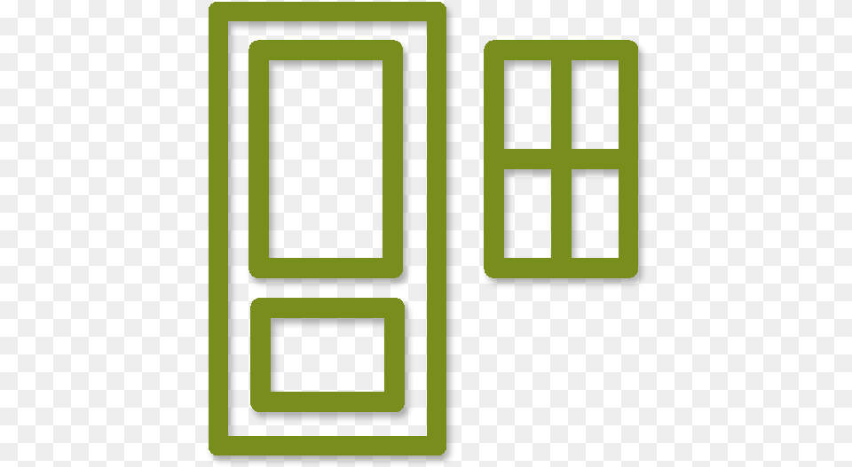 Windows And Doors Icon Illustration, Text Free Transparent Png