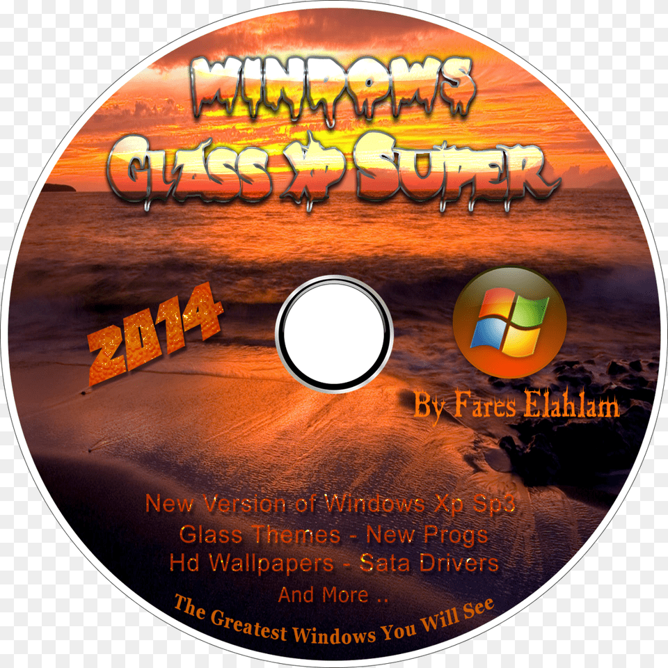 Windows Glass Xp Super Windows, Disk, Dvd Free Png