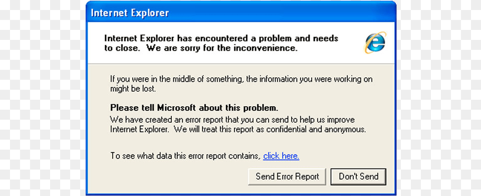 Windows Internet Explorer Error, File, Text, Page Png Image