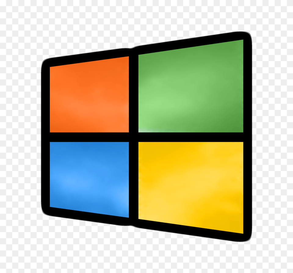 Windows Logo In Windows Style, Art Free Png