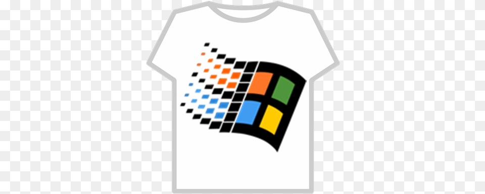 Windows Logo Windows Shirt Roblox, Clothing, T-shirt, Qr Code Png Image