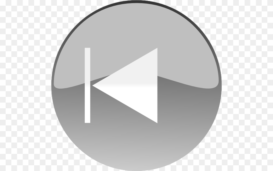 Windows Media Player Skip Back Button Grey Svg Clip Back Button Icon Small, Disk, Triangle Free Png